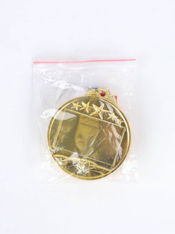 Медаль под нанесение золото 049, d=6.5 см, с лентой