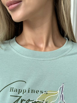 Футболка хлопок 95%, лайкра 5% - Binita фото 7