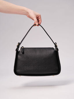 Сумка кожаная на плечо Deboro 30790 черный