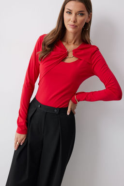 Джемпер LYUSHe 4232 красный  фото 2