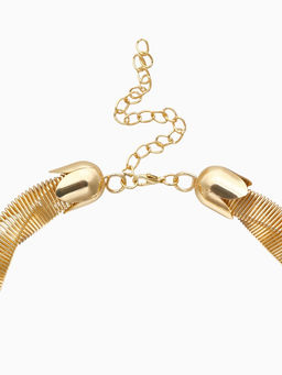 Чокер «Кручёный Обруч», цвет золото