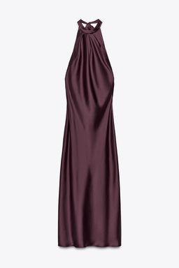 HALTER MIDI DRESS - Zara фото 7