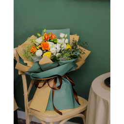 Бумага упаковочная крафт, двусторонняя, Розовый+Сиреневый, 0,68 х 10±5% м, 50 г/м²