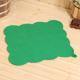 Набор для бани 3 предмета Арбуз коврик, рукавица, шапка - Simaland фото 2