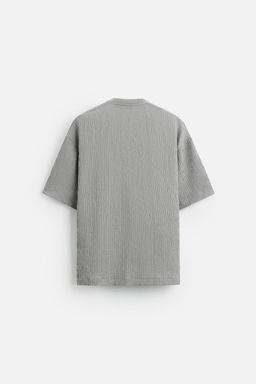 TEXTURED JACQUARD T-SHIRT - Zara фото 39