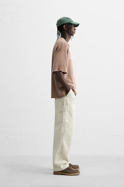 CONTRAST PRINT KNIT T-SHIRT - Zara фото 4