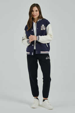 Бомбер Темно-синий