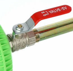 Душ летний металлический с шаровым краном (Лейка и соединитель пластик) ID10349