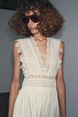 ZW COLLECTION STRAPPY LACE DRESS
