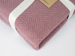 25С21-ШР/у./л.с.уп. 205*215 Плед Рубчик цв. 2109 рис. 2 пыльная роза - Текс-дизайн фото 3