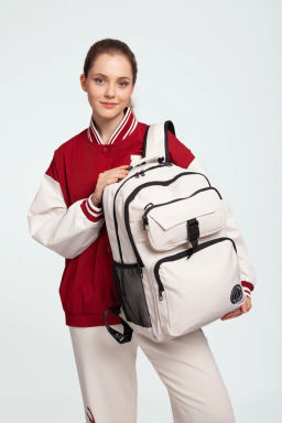 Рюкзак 30*14*48 см Серо-бежевый - Anta фото 2