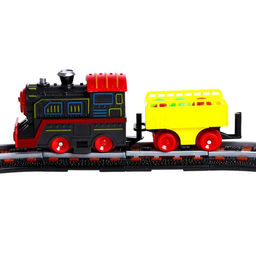 Железная дорога Останови крушение, 2 поезда, ж/д стрелка, работает от батареек, свет и звук - Simaland фото 4