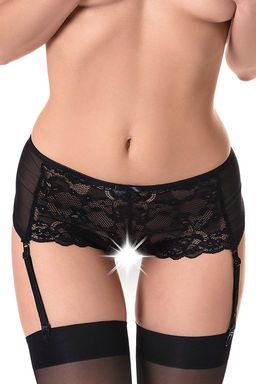 Эротические трусики-пояс Erolanta Sheila, черный (46-48)  фото 2