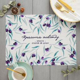 Салфетка на стол Красота повсюду