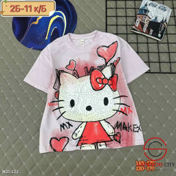 Футболка для девочки с рисунком