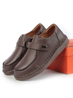 01-D7581-6 BROWN Ботинки демисезонные женские (натуральная кожа) - Фабричный китай фото 15