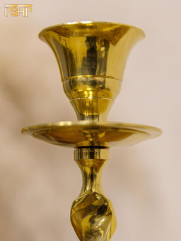 Подсвечник на одну свечу (полиш) №П5223/1 2шт/уп - Ганг фото 4