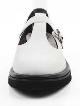 06-M47-12 WHITE Туфли женские (натуральная кожа)