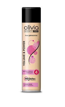OLIVIA лак д/волос "expert PRO" 300мл Volume&power экстрасильная фиксация