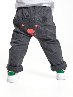 Брюки для девочки UD 4006 черный меланж