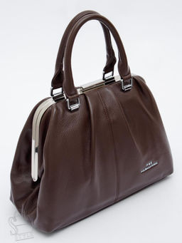 Сумка женская кожаная 9687Y coffee Polina&Eiterou