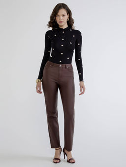 CONTE Боди из визкозы в крупный горошек LBD 2900 black-dots