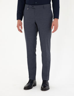 Koyu Mavi Slim Fit Kuma_ Pantolon