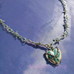 Подвеска на цепочке Locked heart