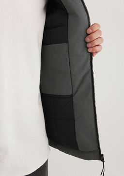 Kapusonlu Yesil Ceket - Mavi фото 7