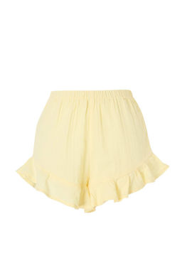 Kahverengi Dokuma Mini F?rf?r Detayl? 100% Pamuk Plaj Sort TBESS26SR00012 - Trendyolmilla фото 3