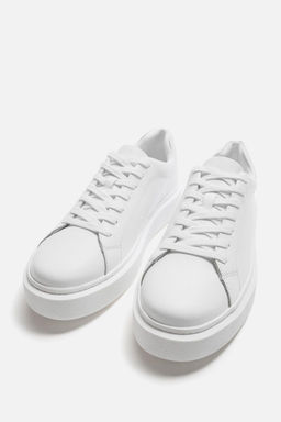 CHUNKY LEATHER SNEAKERS - Zara фото 5