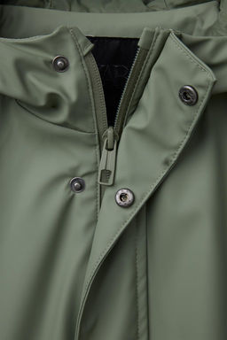 WATER REPELLENT RUBBERIZED PARKA - Zara фото 3