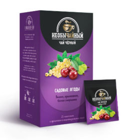 Необычайный Premium/ Садовые ягоды / чай черный с ярл. вес 1,5 г*25 пак (Рязанская ЧФ)