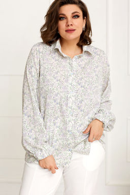Блуза BegiModa 4087-Р Цветочный принт