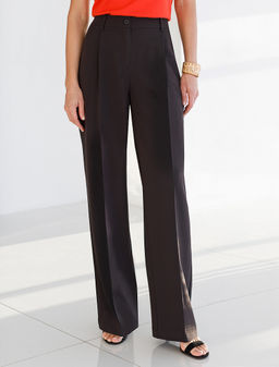 VILATTE / Брюки-палаццо из эластичной поливискозы  фото 3
