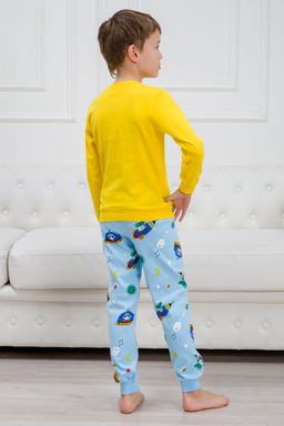 Пижама детская из интерлока Улыбка енот в нло - Амадэль фото 17