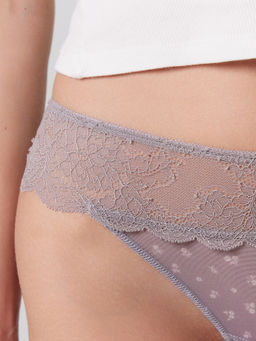 Трусы бразилиана женские в наборе, 3 шт цветочки на сером1 412613-3 - Mark formelle фото 6