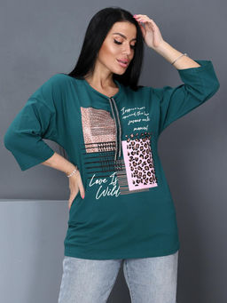 IV-CAPRIZ Диара - футболка лазурный фото 4