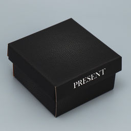 Цена за 2 шт. Коробка подарочная складная, упаковка, «Present», 12×12×6.5 см