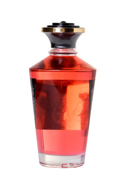 Масло для массажа Shunga Sparkling Strawberry Wine, разогревающее, клубника и шампанское, 100 мл