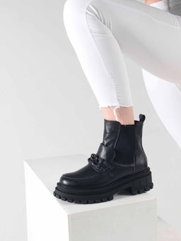 Ботинки 358.5511bl.Black/Байка