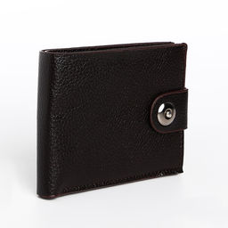 Портмоне мужское на магните, отдел для купюр, для карт, коричневое