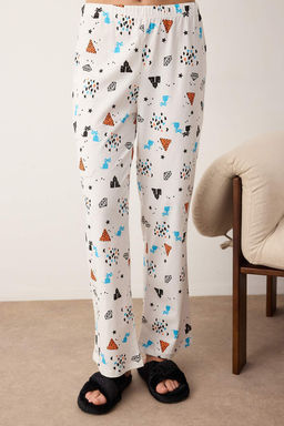 Trendyolmilla Cok Renkli %100 Pamuklu Desenli Orme Pijama Tak?m? THMAW21PT0084  фото 18