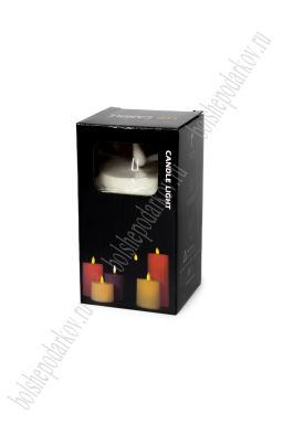 Свеча светодиодная на батарейках 7,5*7,5*14 см (1 шт) SF-8046, №6