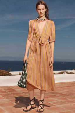 LIMITED EDITION STRIPED MIDI DRESS - Zara фото 9