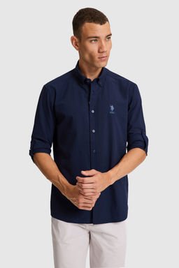 Erkek A__k Lacivert Uzun Kollu Basic G_mlek - U.s. polo assn фото 3