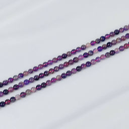 Бусины для украшений из кварцевого Аметиста (60 бусин) 39 см