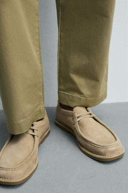ZAPATO PIEL BORD?N / Beige - Zara фото 4