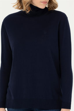 Женский темно-синий базовый свитер Неожиданная скидка в корзине - U.s. polo assn фото 6