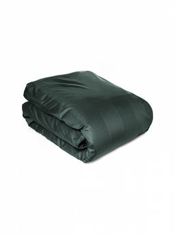 Пододеяльник сатин-страйп 175x210 зеленый сатин - Denastia фото 2